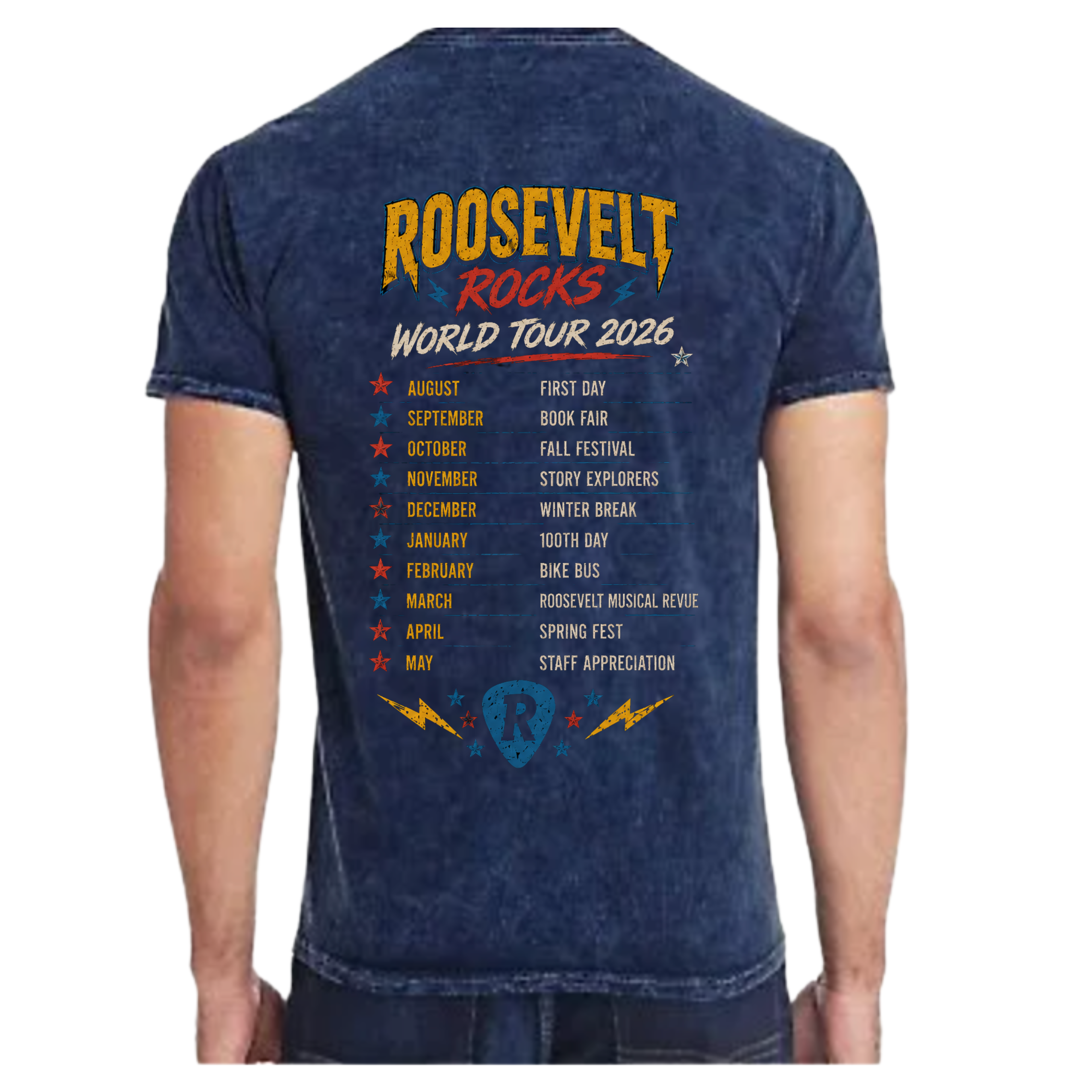 Roosevelt Rocks World Tour Tee