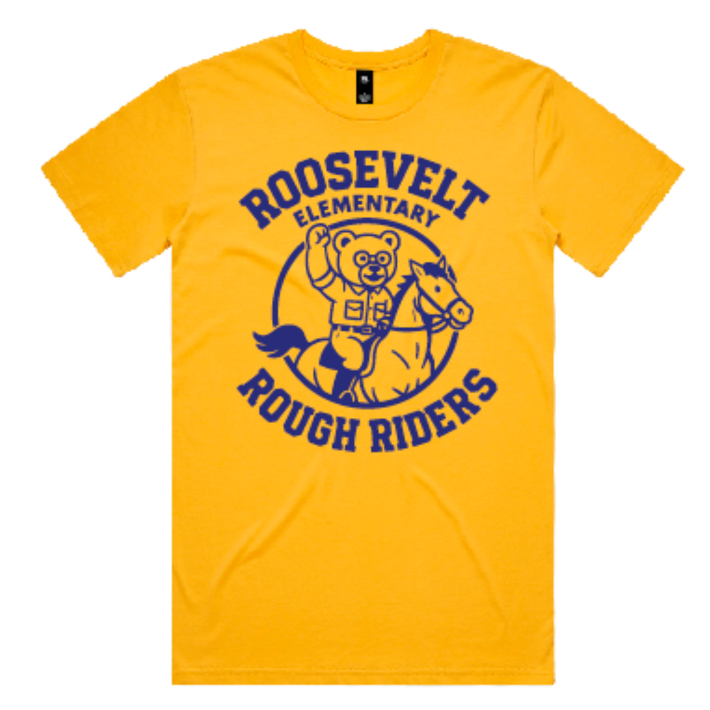 Classic Yellow Rough Riders Tee