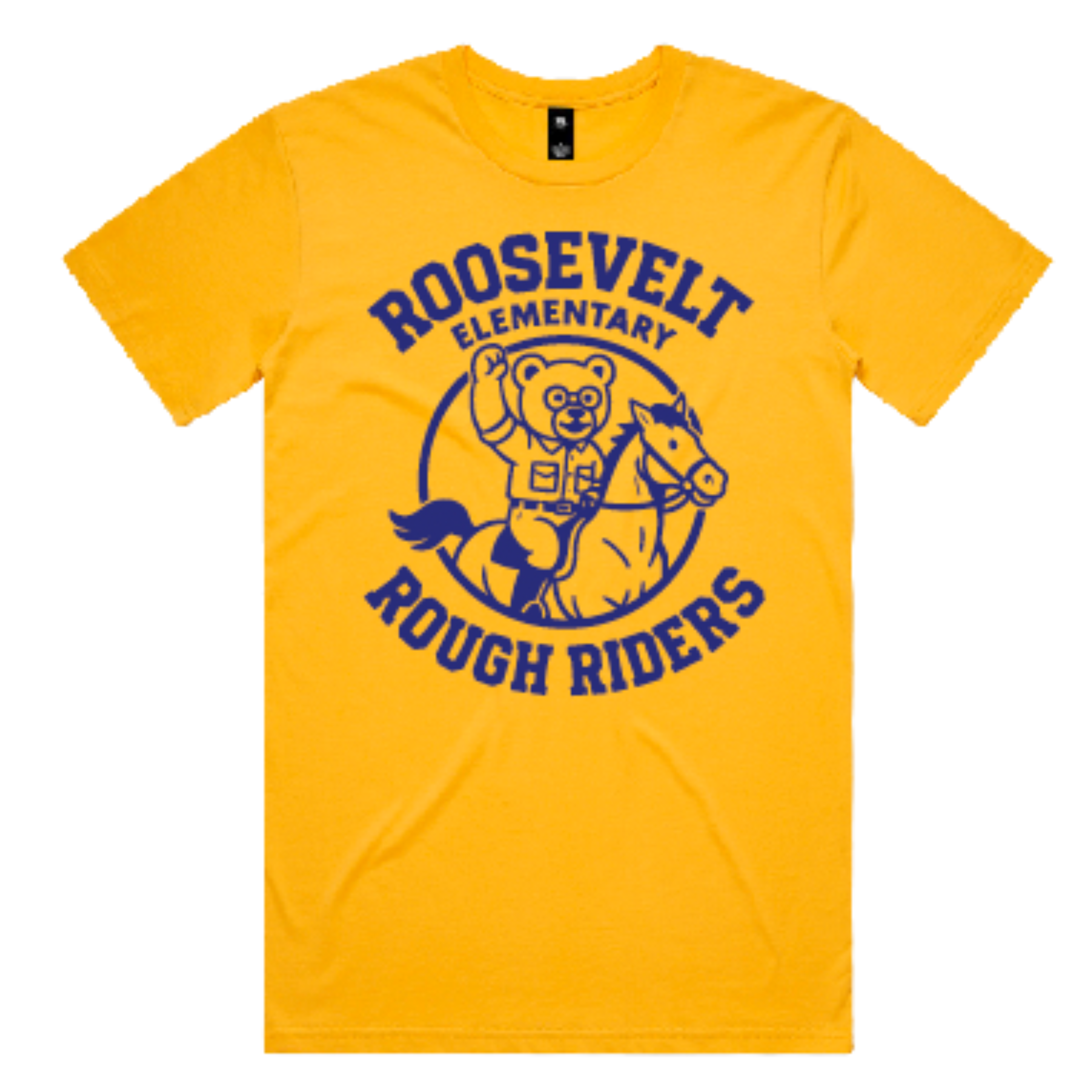 Classic Yellow Rough Riders Tee